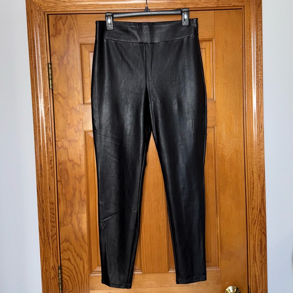 Express Stretch Super High Rise Faux Leather Legging